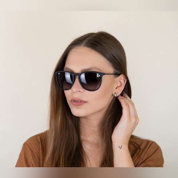 Ray-Ban Polarized Erika Sunglasses RB4171 Matte Frame Lens 54-18-145 622/T3 - Picture 9 of 13